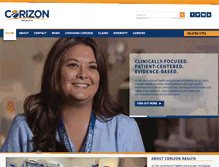 Tablet Screenshot of corizonhealth.com